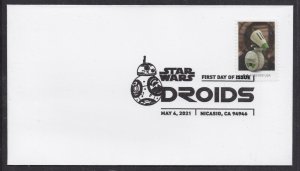 US 5576 Star Wars Droids D-O BWP FDC 2021