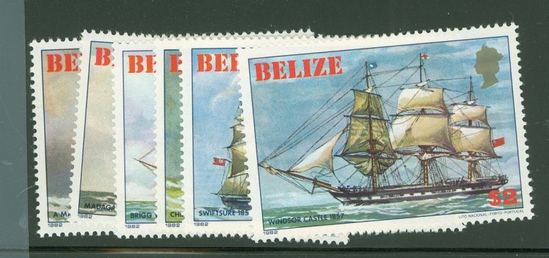 Belize #609-614 Mint (NH) Single (Complete Set)