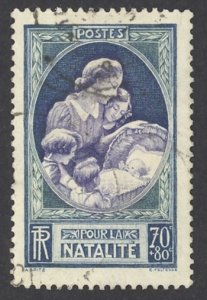 France Sc# B90 Used 1939 70c + 80c Mothers & Children