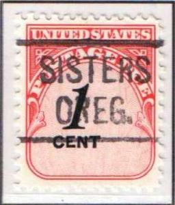 U.S. Precancel - Oregon, Sisters