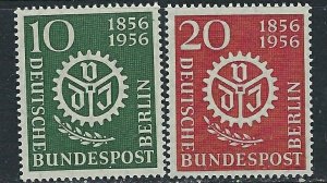 Germany Berlin 9N140-41 MNH 1956 set (ak4092)