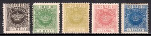 Portuguese India - Scott #162//166 - MH - See description - SCV $3.90