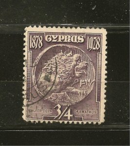 Cyprus SC#114 KGV 1928 Used