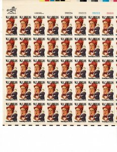 W.C. Fields 15c US Postage Sheet #1803 VF MNH