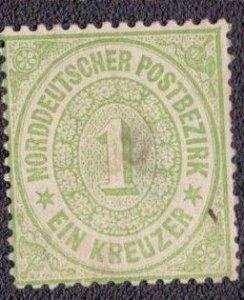 North German Confederation - 19 1868 MH thin