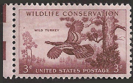 # 1077 MINT NEVER HINGED WILD TURKEY