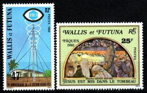 Wallis And Futuna Islands #254-5 MNH  $3.70 (X3808)