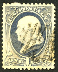 U.S. #182 USED CREASE