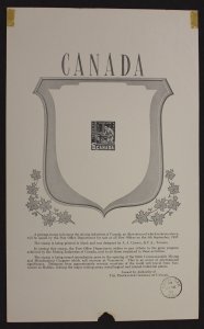 CANADA #373 POST OFFICE NEW ISSUE POSTER ROYAL OAK, B.C.