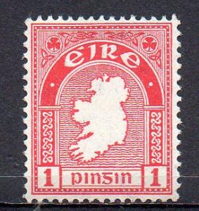 IRELAND 1940 1d carmine