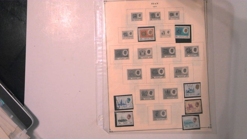 IRAN COLLECTION ON ALBUM PAGES, MINT/USED HIGH VALUE