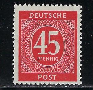 Germany AM Post Scott # 550, mint nh