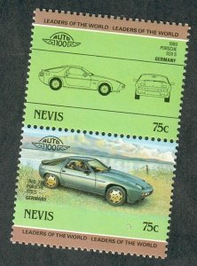 Nevis #307 Classic Cars MNH pair