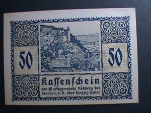 GERMANY-NOTEGELD-1920 100 YEARS OLD ANTIQUE MONEY #119 MINT-VERY FINE