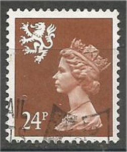 GREAT BRITAIN, SCOTLAND, 1971, used 24p, MACHINS  Scott SMH47