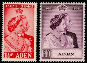 ADEN SG30-31, COMPLETE SET, NH MINT. Cat £18. RSW.