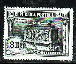 Portugal-Sc#342- id7-unused hinged-Tomb of Camoens-1924-vertical gum