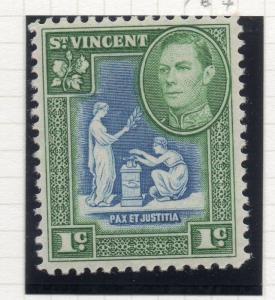 St Vincent 1949 GVI Early Issue Fine Mint Hinged 1c. 117017