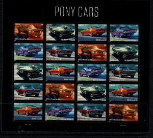 USA 2022 Pony Cars sheet used