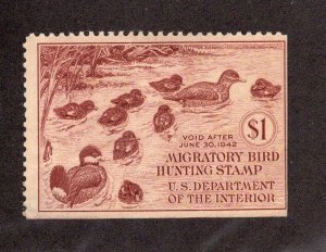 US #RW8 Duck Stamp  *Minor Fault* ~JM-1459