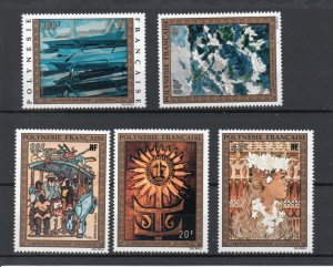 French Polynesia C100-C104 MNH