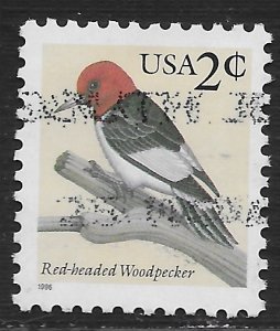 US #3032 2c Flora & Fauna - Birds - Red-headed Woodpecker