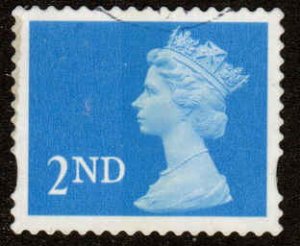 Great Britain  #MH308, phosphor CB-blue, Used, CV $3.00