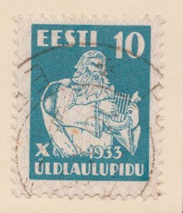 1933 ESTONIA 10s Used Stamp A30P7F40982-