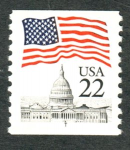 2115c Flag over Capitol  F-VF MNH T pre-phosphored coil single