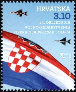 Croatia 2020 MNH Stamps Scott 1192 War Army Battle Airplane Flag