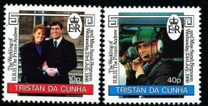 Tristan da Cunha 1986 Royal Wedding Prince Andrew Sarah Ferguson MNH