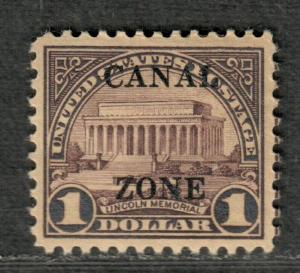 US Canal Zone Sc#95 M/H/VF-EF, Cv. $120