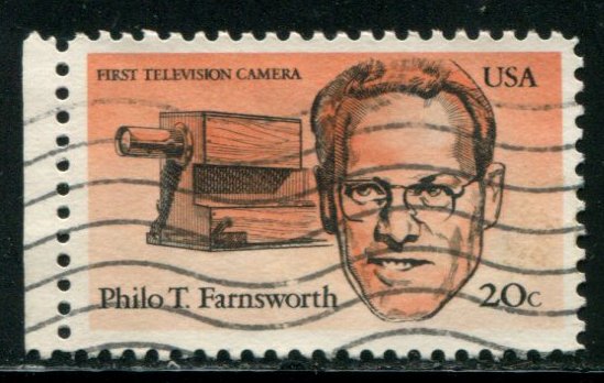 2058 US 20c Philo T Farnsworth, used