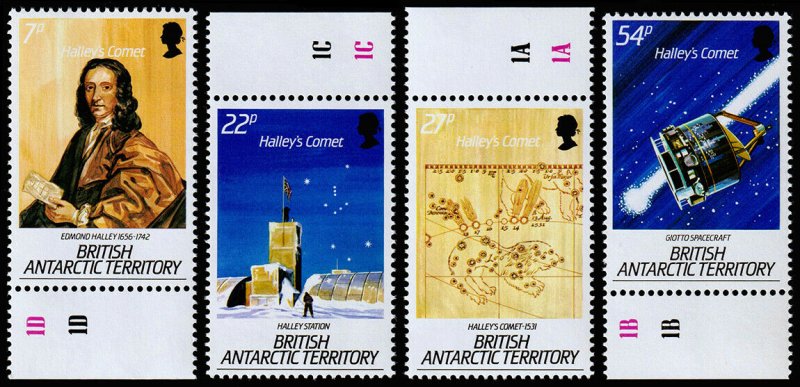 British Antarctic Territory Scott 129-132 (1986) Mint NH VF Complete Set C