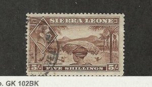 Sierra Leone, Postage Stamp, #183 Used, 1938, JFZ