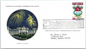 INTERNATIONAL SOCIETY OF POSTMASTERS CACHETED FIRST DAY COVER GUATEMALA 1977