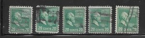 #825 Used stamps 10 Cent Collection / Lot (my1)