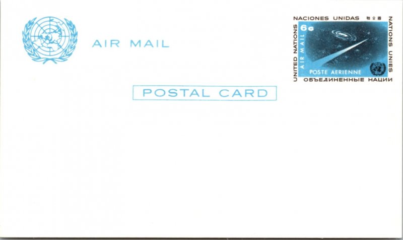 United Nations, New York, Government Postal Card