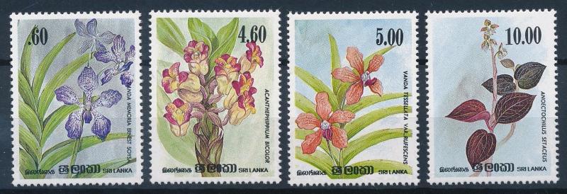 [62692] Sri Lanka 1984 Flora Flowers Blumen - Orchids  MNH