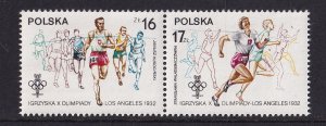 Poland   #2620-2621   MNH  1984  pair from sheet