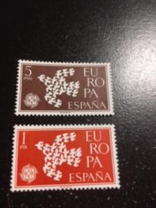 Spain sc 1010,1011 MNH