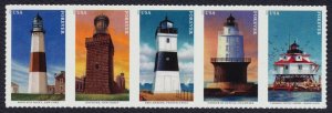 #5625b Mid-Atlantic Lighthouses, Se-Tenant Strip, Mint **ANY 5=FREE SHIPPING**