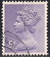 Great Britain #630 5P Queen Elizabeth 2, Stamp used VF