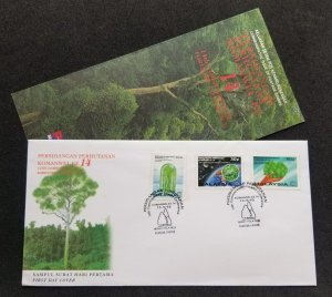 Malaysia 14th Commonwealth Forestry 1993 Tree Forest Earth Space (FDC) *see scan