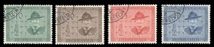 Liechtenstein #270-273 Cat$27.15, 1953 Boy Scouts, complete set, used
