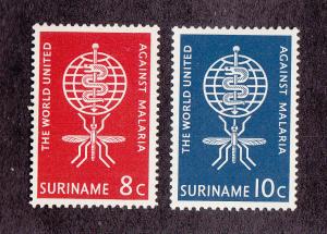 Suriname Scott #304-305 MH