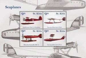 Saint Kitts 2006 - Planes - Sheet of 4 Stamps - Scott #939 - MNH