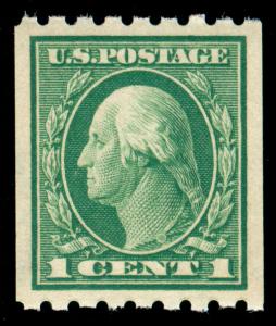 MOMEN: US STAMPS #410 MINT OG NH SUPERB PF CERT