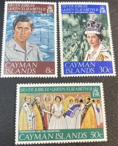 CAYMAN ISLANDS # 379-381-MINT NEVER/HINGED---COMPLETE SET---1977