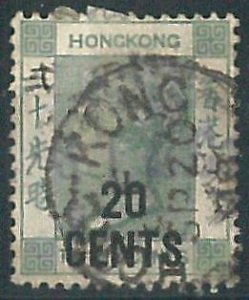 70384j -  HONG KONG - STAMP : Stanley Gibbons # 48 or 48a -   USED